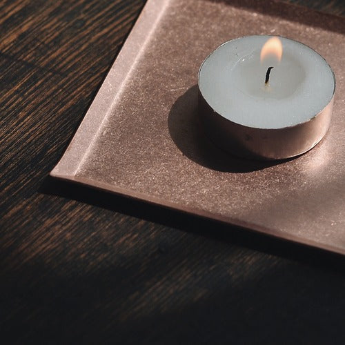 《銅のスクエアトレイ(90mm×90mm)つや無し|つや有り》a.278オリジナル