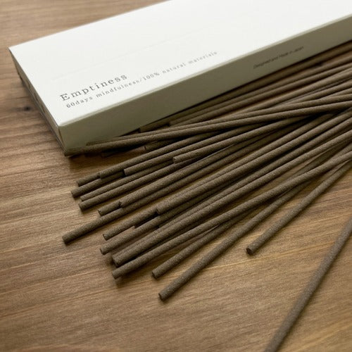 《リラックスと集中にフォーカスした坐禅・瞑想用のお香》リラックスと集中をコンセプトに調香された100%天然素材のお線香 Emptiness | ZAF