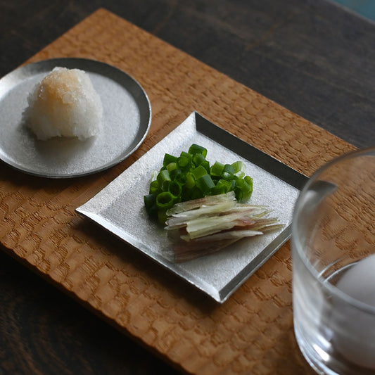 《錫のスクエアトレイ(75mm×75mm)》a.278オリジナル