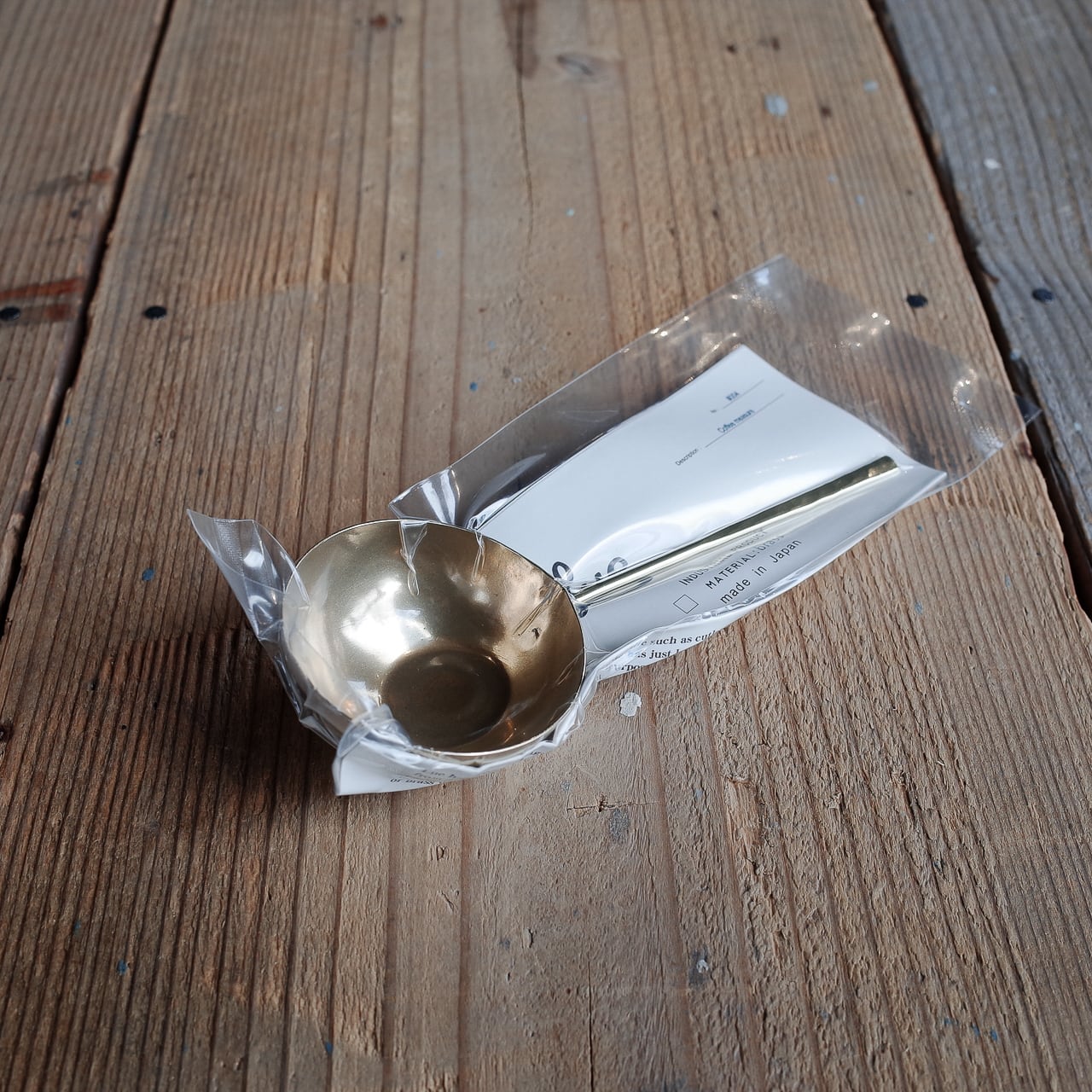 《真鍮のコーヒーメジャースプーン》Coffee measure | Lue -handcraft