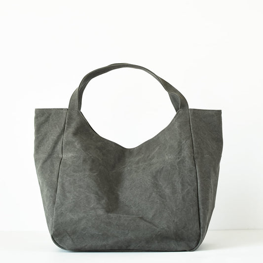 《フレンチミリタリーコットンのシンプルトートバッグ(3色)》Cecil(セシル/BG303) | ateliers PENELOPE