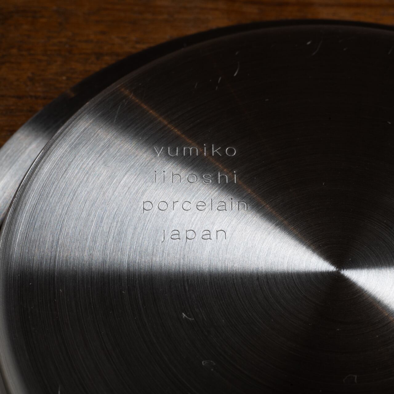 《ステンレス製のコースター/プレート/トレイ SSサイズ》stainless coaster SS | yumiko iihoshi porcelain