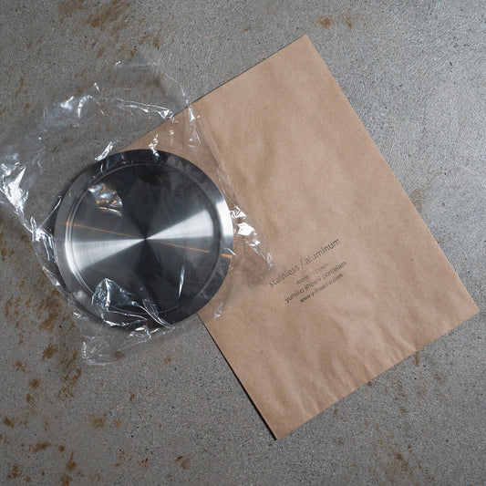 《ステンレス製のコースター/プレート/トレイ Sサイズ》stainless coaster S | yumiko iihoshi porcelain