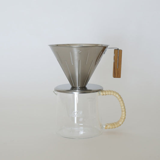 《ステンレスのコーヒードリッパー (2-4杯分目安)》TSUBAME M&W Dripper 4.0 / SUS | GLOCAL STANDARD PRODUCTS