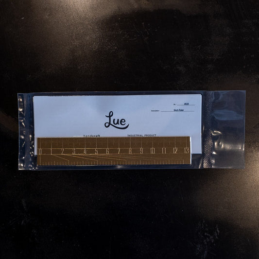 《真鍮の定規130mm》5inch Ruler | Lue -handcraft