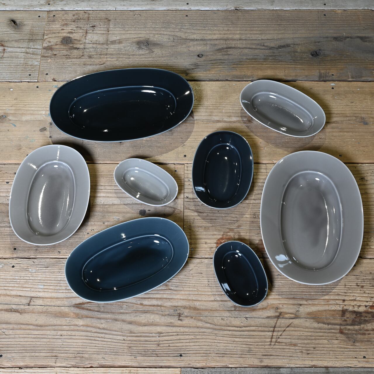 《ちょうどいいオーバルプレート》Oval Plate SS - mist beige | yumiko iihoshi porcelain