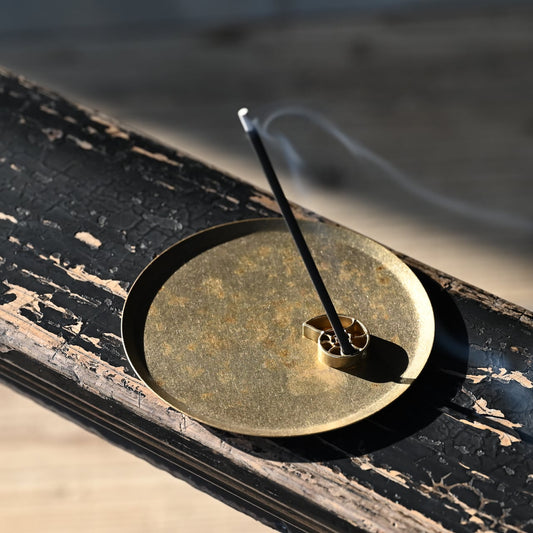 《オウムガイをモチーフにした真鍮鋳物のお香立て》Brass Incense holder "Nautilus(ノーチラス)”|a.278オリジナル