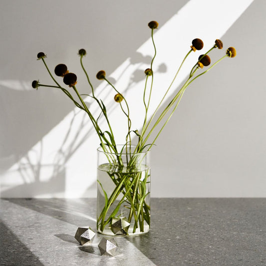 《リサイクル錫(すず)の正二十面体》poly aqua | NAGAE+(ナガエプリュス)