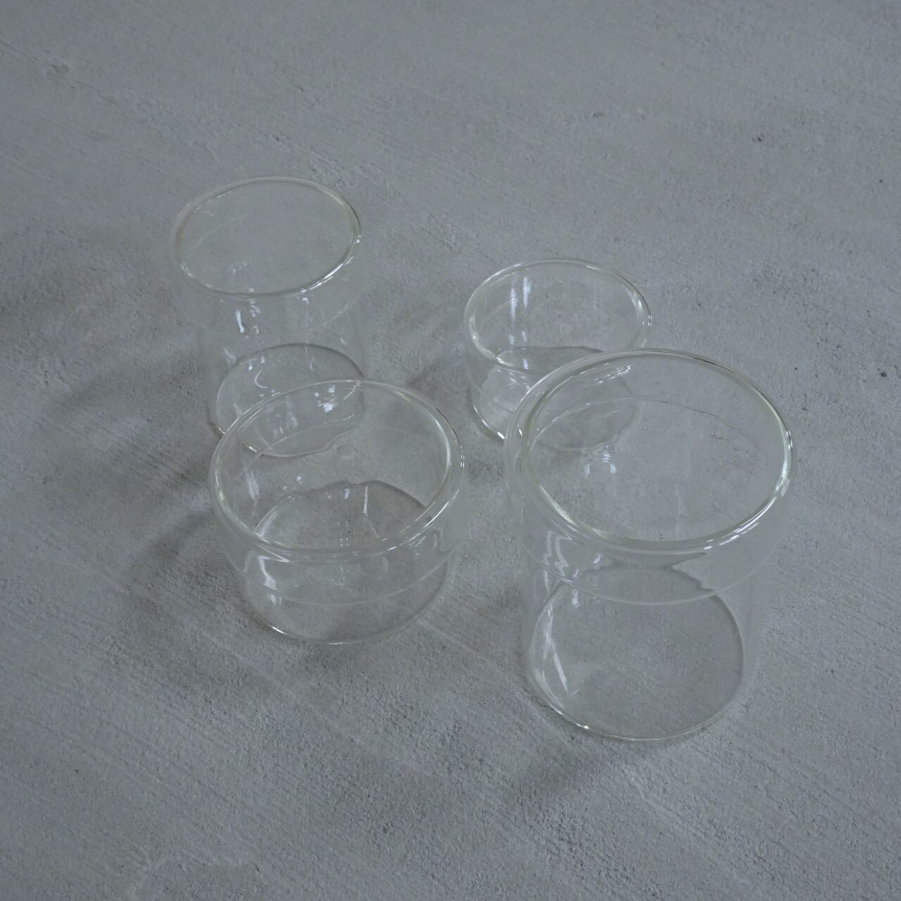 《耐熱ガラスの蓋つきポット》φ72×H85 | BOBCRAFT