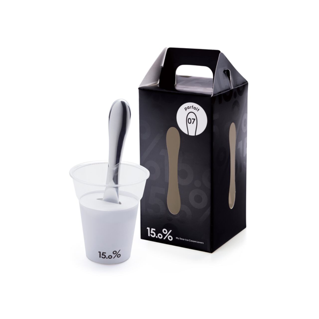 《アルミニウム製アイスクリーム専用スプーン(バニラ・パフェ)》No.07 vanilla parfait | Lemnos 15%