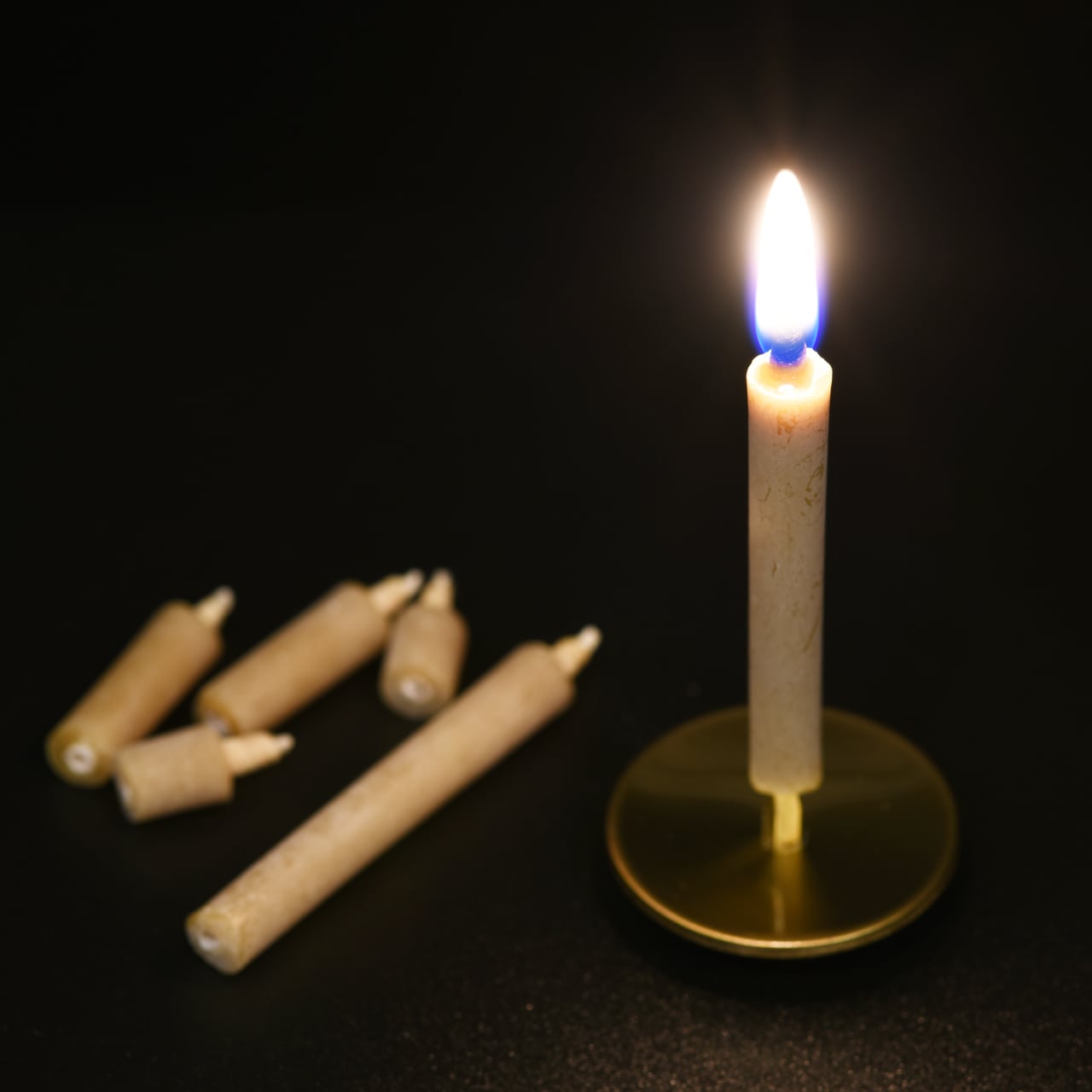 《ロウソク瞑想にフォーカスした和ろうそく》お手軽に和ろうそく体験 時間ろうそく 10分 ハゼろう10本セット | 京ROUSOKU+