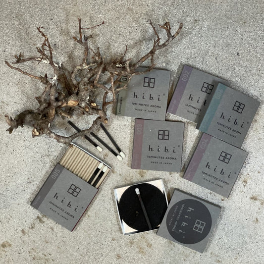 hibi 10MINUTES AROMA 001 レモングラス レギュラーボックス 8本入り/専用マット付き