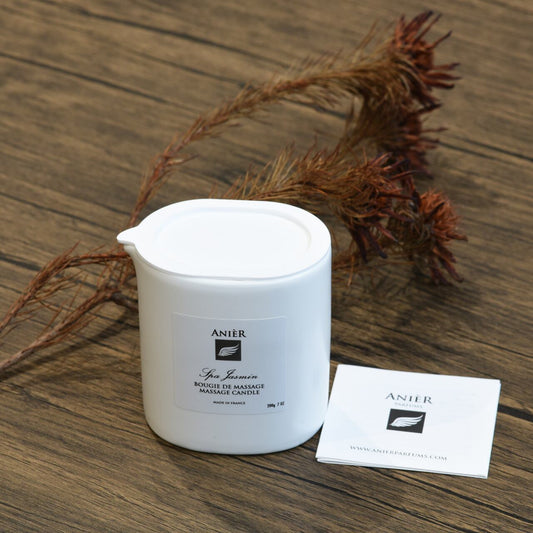《フランス製・天然素材のマッサージオイル&アロマ・キャンドル 》南仏ジャスミンの香り | Anier Parfums(アニエルパルファン)