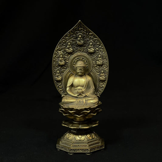 《鋳物製仏像》薬師如来座像