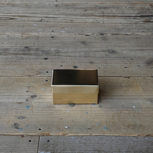 《真鍮製の角缶(SS)》角缶(SS)| SyuRo