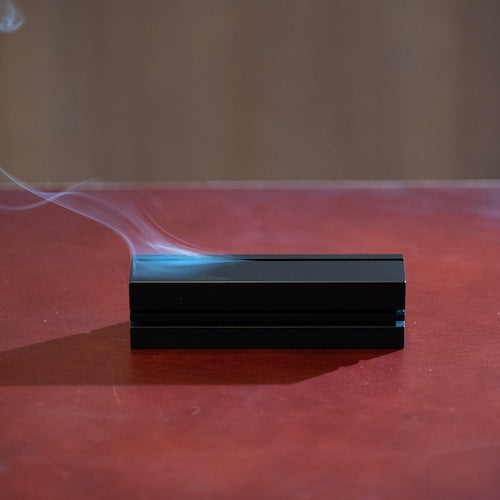 《真鍮の線香横置き香炉・黒》efu(エフー)black S:ショート | NAGAE+(ナガエプリュス)