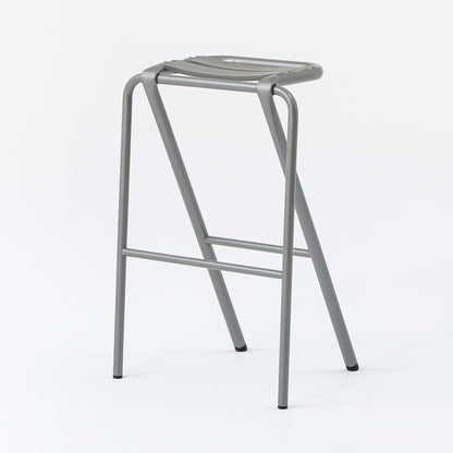 《スチール＆アルミ製のスツール（HIGH）》BENT HIGH STOOL | DUENDE