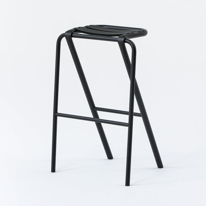《スチール＆アルミ製のスツール（HIGH）》BENT HIGH STOOL | DUENDE