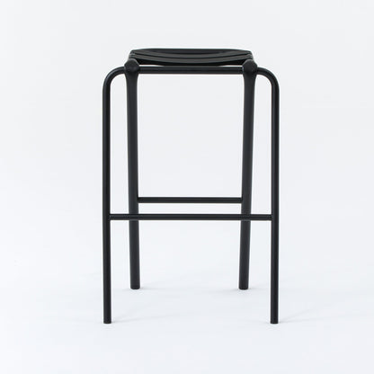《スチール＆アルミ製のスツール（HIGH）》BENT HIGH STOOL | DUENDE