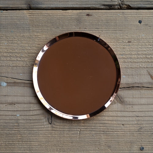 《銅のラウンドトレイ（φ120mm）つや無し｜つや有り》a.278オリジナル