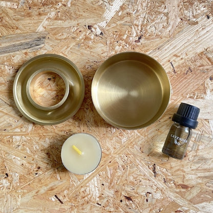 《真鍮製のアロマポット》Asteroid Oil Burner-Addition Studio