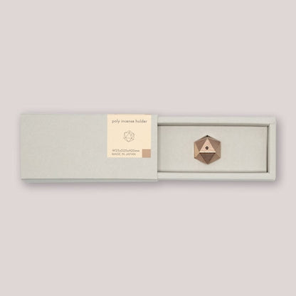 《3段階で角度調整が可能なブロンズ製の香立て》poly incense holder| NAGAE+（ナガエプリュス）