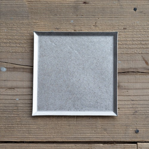 《錫のスクエアトレイ（120mm×120ｍｍ）》a.278オリジナル