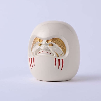 《鋳物製の開運達磨（３色：黒・白・赤）》開運厄除け達磨｜銀雅堂