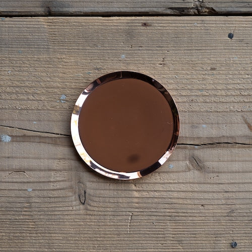 《銅のラウンドトレイ（φ90mm）つや無し｜つや有り》a.278オリジナル