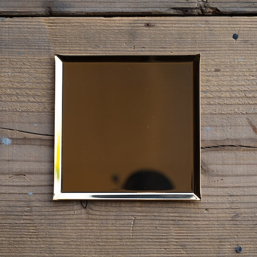 《真鍮のスクエアトレイ（120mm×120ｍｍ）つや無し｜つや有り》a.278オリジナル