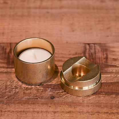 《真鍮製・パロサントの為のキャンドルホルダー》Brass Candle & Palo Santo Holder| a.278オリジナル