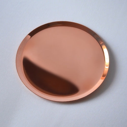 《銅のラウンドトレイ（φ120mm）つや無し｜つや有り》a.278オリジナル