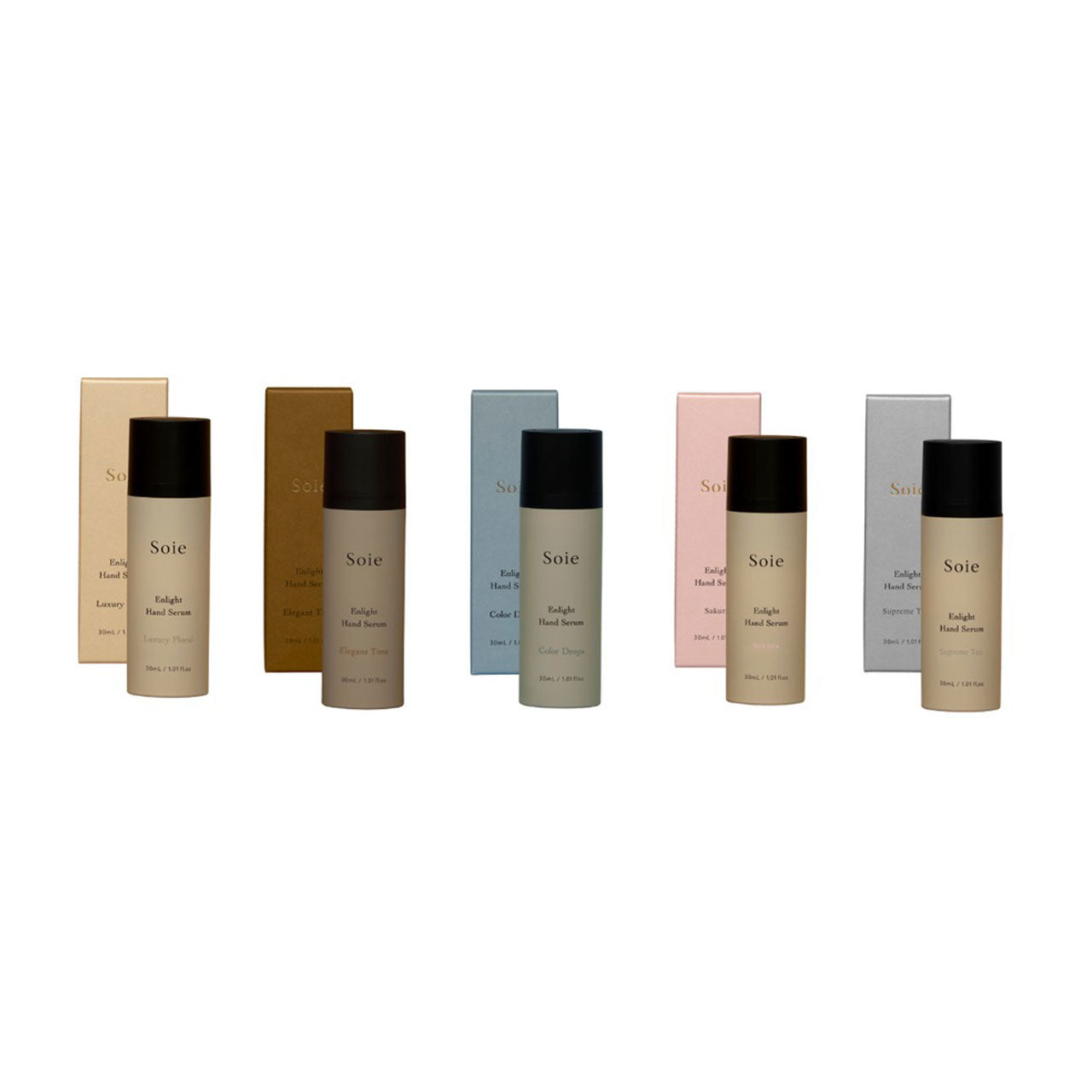 《ハンドケアにフォーカス（5種類の香り）》Enlight Hand Serum（エンライトハンドセラム）｜Soie