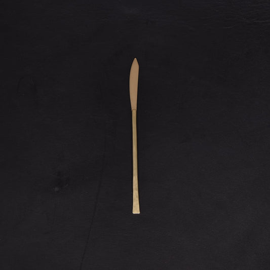 《真鍮の黒文字（デザートナイフ）》Dessert knife | Lue -handcraft