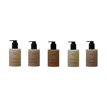 《ハンドケアにフォーカスしたハンドソープ（5種類の香り）》Moist Fragrance Hand & Body Soap（モイストフレグランスハンドソープ）｜Soie