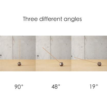 《3段階で角度調整が可能なブロンズ製の香立て》poly incense holder| NAGAE+（ナガエプリュス）