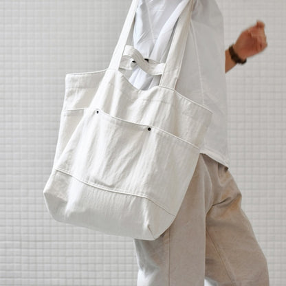 《綿麻ヘリンボーンの2wayトート（2色）》HB Hanging（BG294） | ateliers PENELOPE