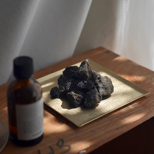 《真鍮のスクエアトレイ（120mm×120ｍｍ）つや無し｜つや有り》a.278オリジナル