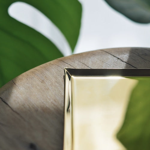 《真鍮のスクエアトレイ（120mm×120ｍｍ）つや無し｜つや有り》a.278オリジナル