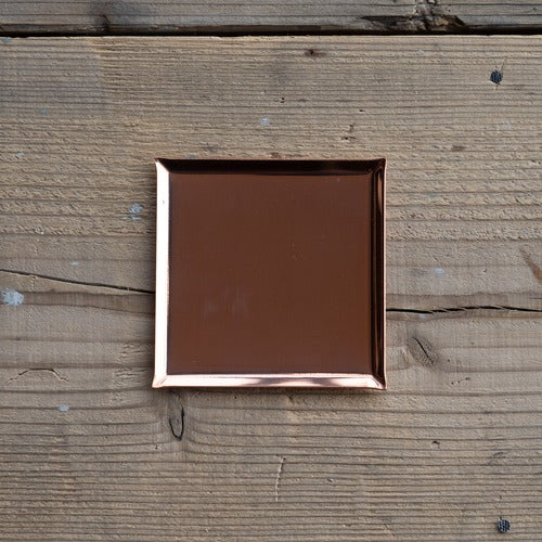 《銅のスクエアトレイ（90mm×90ｍｍ）つや無し｜つや有り》a.278オリジナル