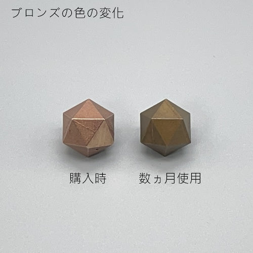 《3段階で角度調整が可能なブロンズ製の香立て》poly incense holder| NAGAE+（ナガエプリュス）