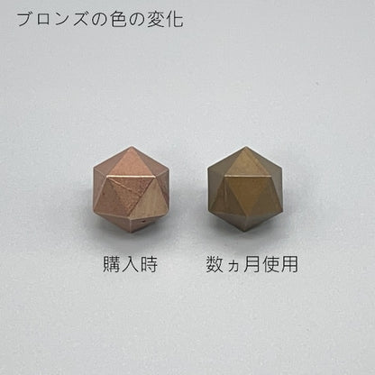 《3段階で角度調整が可能なブロンズ製の香立て》poly incense holder| NAGAE+（ナガエプリュス）