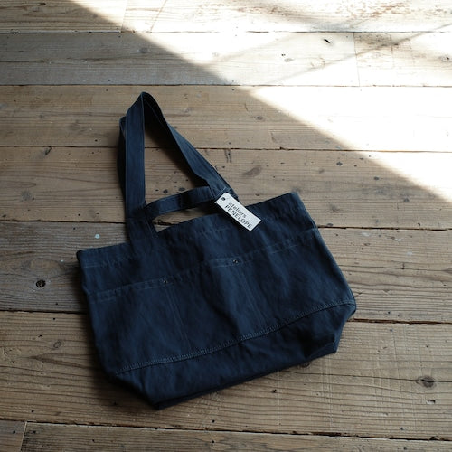 《綿麻ヘリンボーンの2wayトート（2色）》HB Hanging（BG294） | ateliers PENELOPE