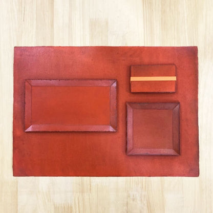 《漆でコーティングした越前和紙のカードケース》Uru-Washi-credit card holder 63x93