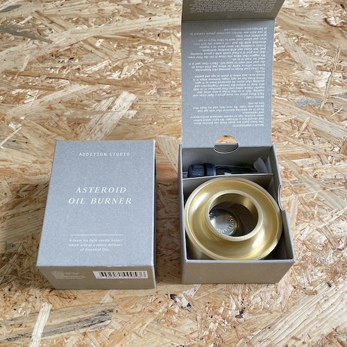 《真鍮製のアロマポット》Asteroid Oil Burner-Addition Studio