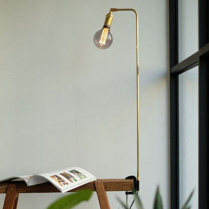 《場所を選ばず灯りを添える、真鍮のクランプランプ。》Barden Clamp Lamp| WEST VILLAGE TOKYO