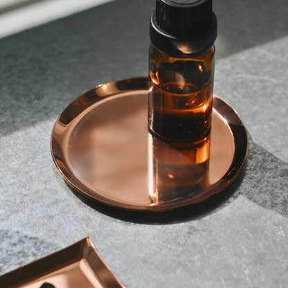 《銅のラウンドトレイ（φ75mm）つや無し｜つや有り》a.278オリジナル_2