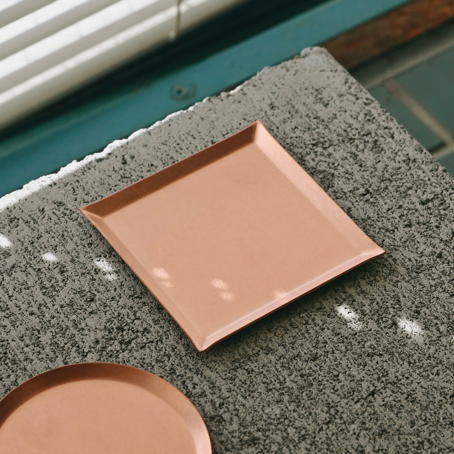 《銅のスクエアトレイ（75mm×75ｍｍ）つや無し｜つや有り》a.278オリジナル