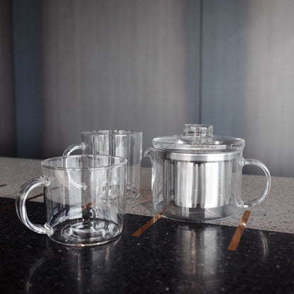 《耐熱ガラスのマグカップ 380ml》Glass Mug 380ml | Common