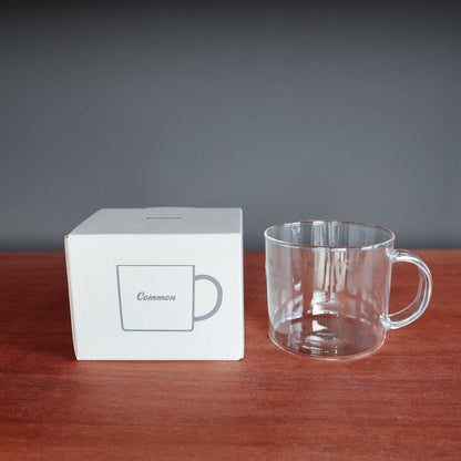《耐熱ガラスのマグカップ 310ml》Glass Mug 310ml | Common
